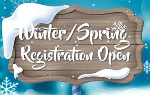 Winter/Spring Registration Open